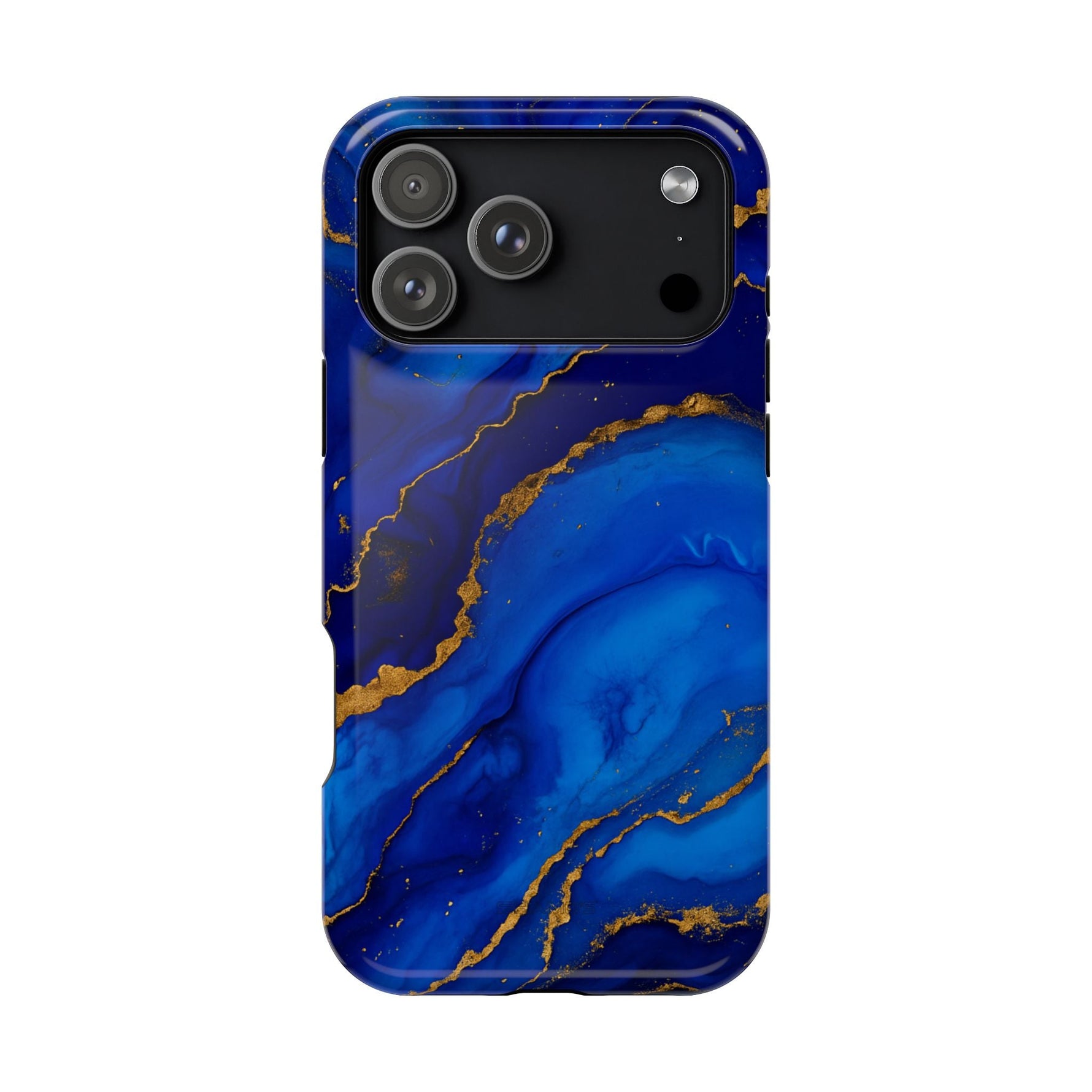 Blue Gold Marble Phone Case  Shamo's iPhone 17 Pro Max / Glossy / Without gift packagin