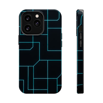 Neon Grid Magnetic Impact-Resistant iPhone Case | MagSafe compatible  Shamo's iPhone 13 Pro / Glossy