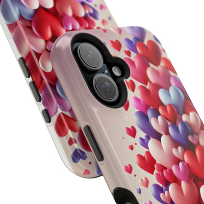 Shamo's Phone Case | MagSafe Compatible | Love Hearts Theme for iPhone 17 and more