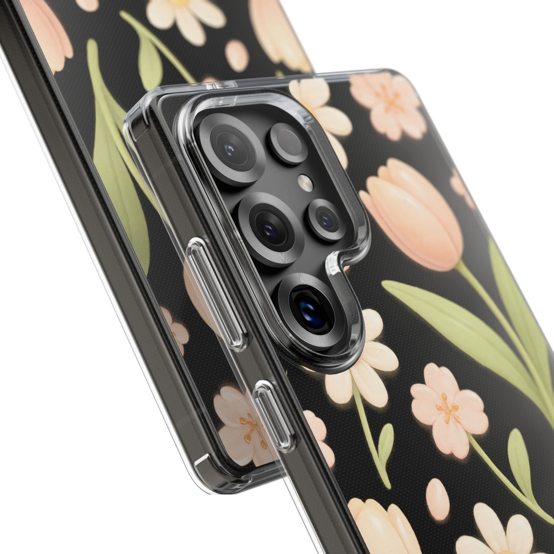 Floral Impact-Resistant Clear iPhone Case  Shamo's