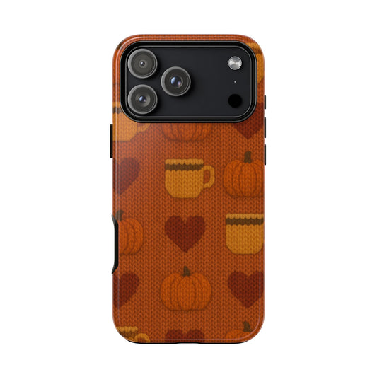 Fall Pumpkin & Coffee iPhone Case - Shamo's