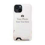 Personalizable Card-Holder Custom Phone Case | Add Your Own Photo and Text - iPhone 14 / Glossy / Without gift packaging - Shamo's