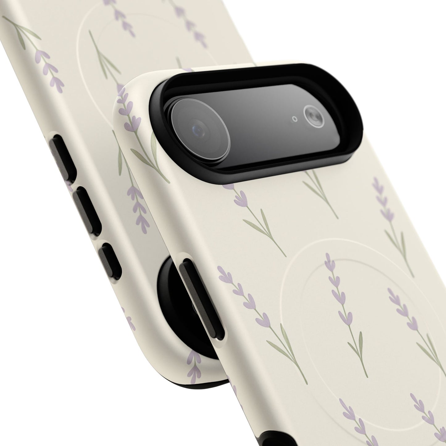 Lavender Minimal Bloom iPhone Case with MagSafe