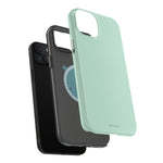Frosted Mint MagSafe Compatible Impact-Resistant iPhone Case