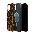 Leopard Print Impact-Resistant iPhone Case with MagSafe Compatibility  Shamo's