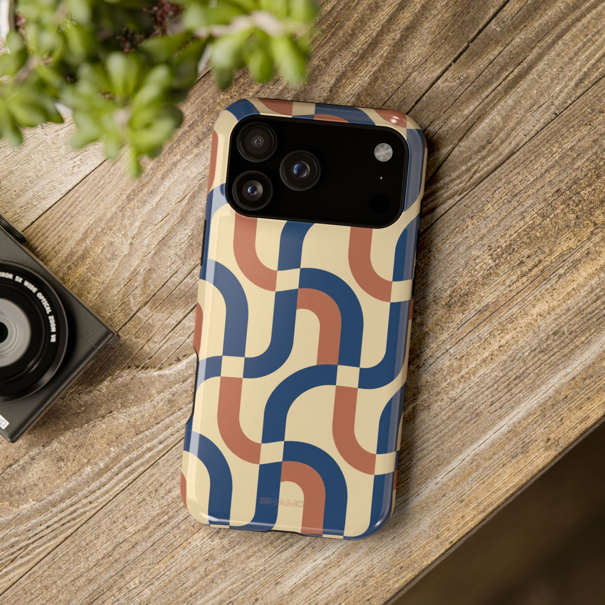 Mod Ribbon – Retro Geometric MagSafe Phone Case