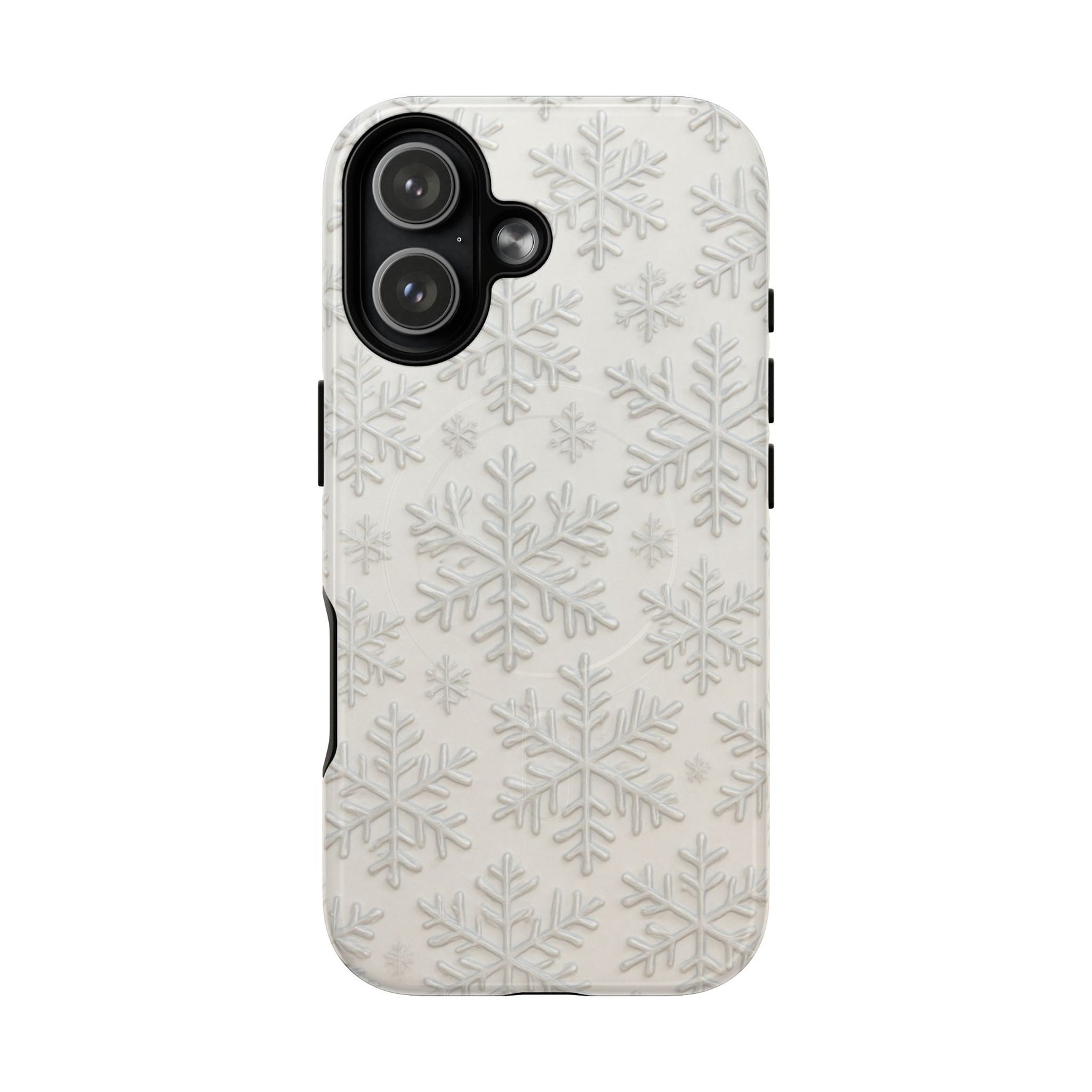 Snowflake Texture iPhone Case compatible with MagSafe - Shamo's