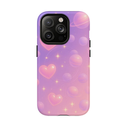 Galactic Hearts iPhone Case with MagSafe - Shamo's