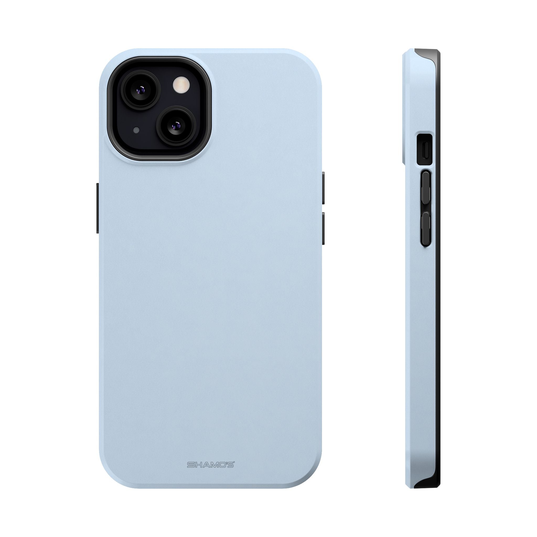Cloud Blue Solid Color MagSafe Compatible Impact-Resistant iPhone Case - iPhone 13 / Glossy - Shamo's