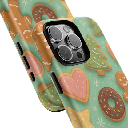 Holiday Cookie Pattern iPhone Case — MagSafe compatible