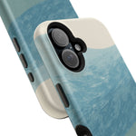 “Calm Over Chaos” Abstract Ocean Wave iPhone Case | MagSafe Compatible  Shamo's