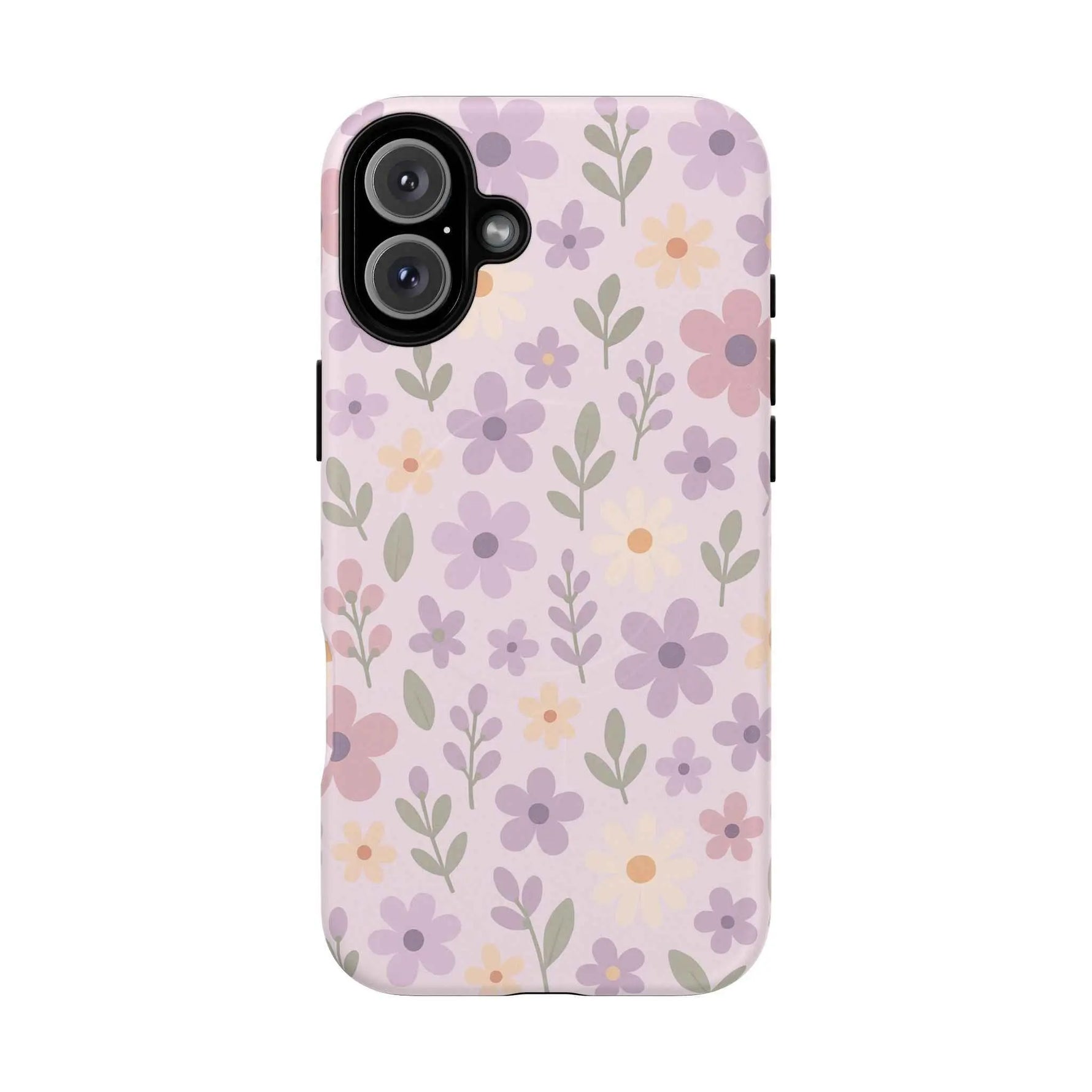Floral Pattern | Compatible with MagSafe iPhone Case