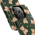 Funda para iPhone con diseño de osito de peluche y corazón (con MagSafe)