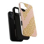 Pink Gold Leopard iPhone Case compatible with MagSafe  Shamo's