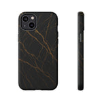 Black Marble Tough iPhone Case - Shamo's