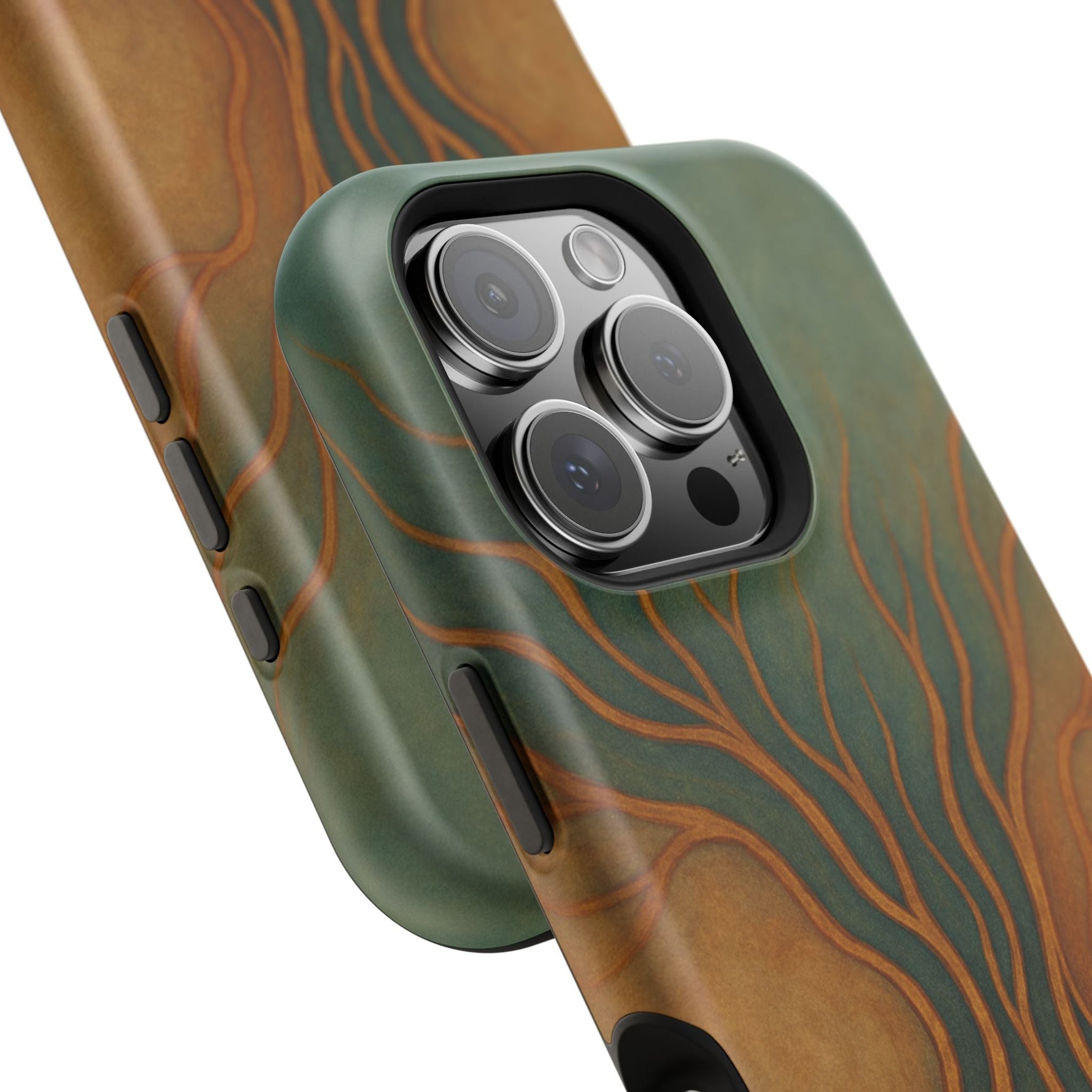 Abstract Tree of Life Design Golden Origin iPhone Case | MagSafe Compatible  Shamo's