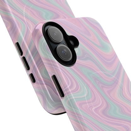 Colorful Marble Pastel Swirl iPhone Case | MagSafe