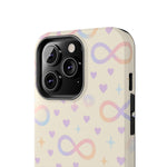 Infinity Pattern Tough Phone Case — Pastel Hearts & Stars  Shamo's