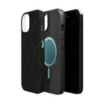 Black Geometric Design iPhone Case | MagSafe  Shamo's