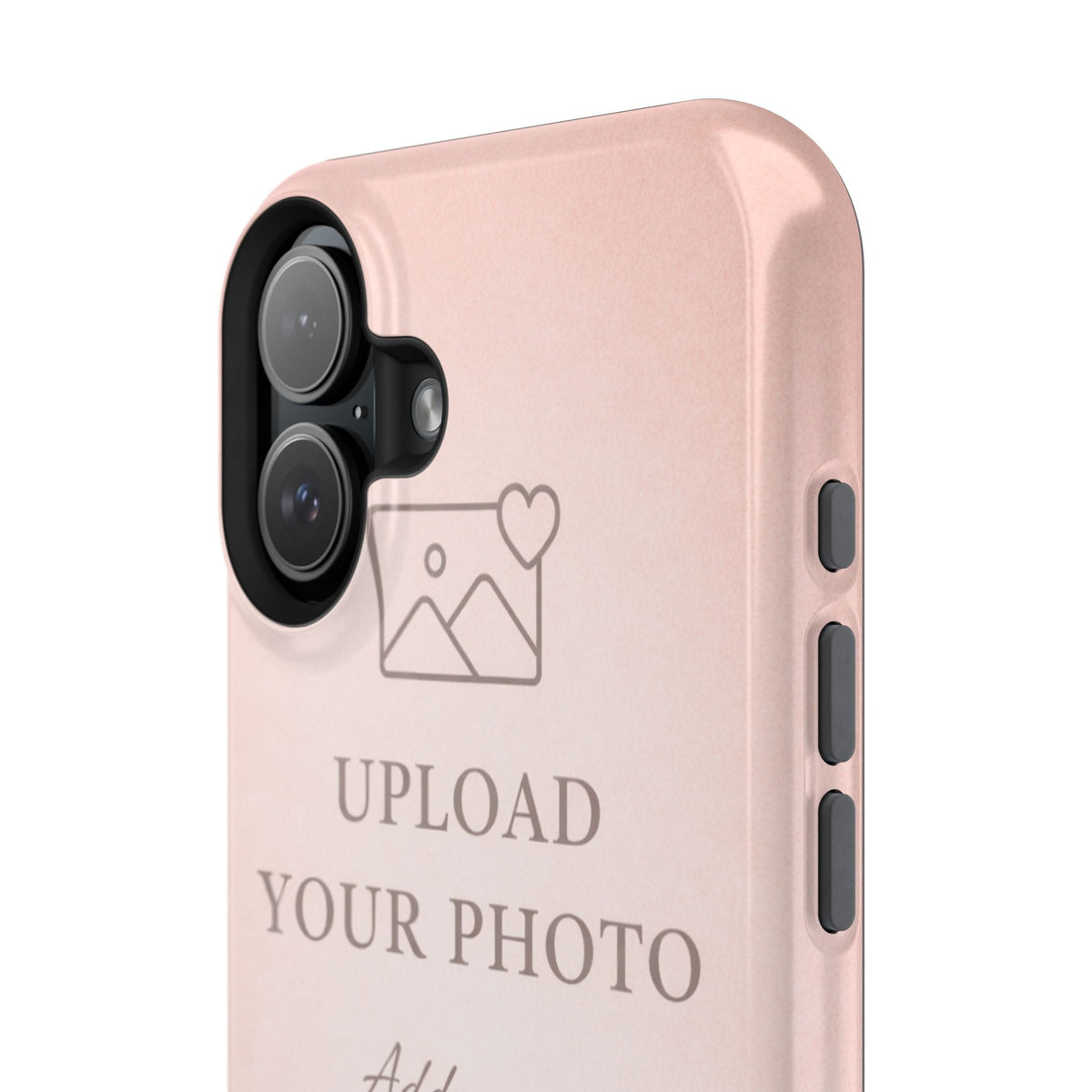 Personalizable iPhone Case | Add Your Own Photo and Text | MagSafe Compatible