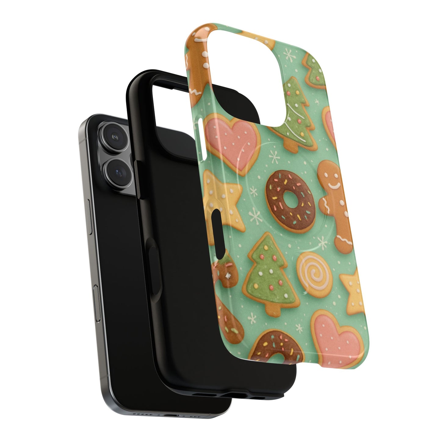 Holiday Cookie Pattern iPhone Case — MagSafe compatible