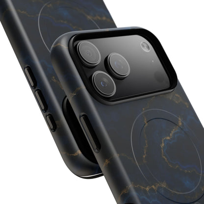 Midnight Marble iPhone Case with MagSafe