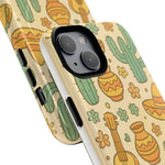 Mexico Hand-Drawn Cactus Pattern iPhone Case – Cute Desert Guitar & Sombrero Design | with MagSafe  Shamo's