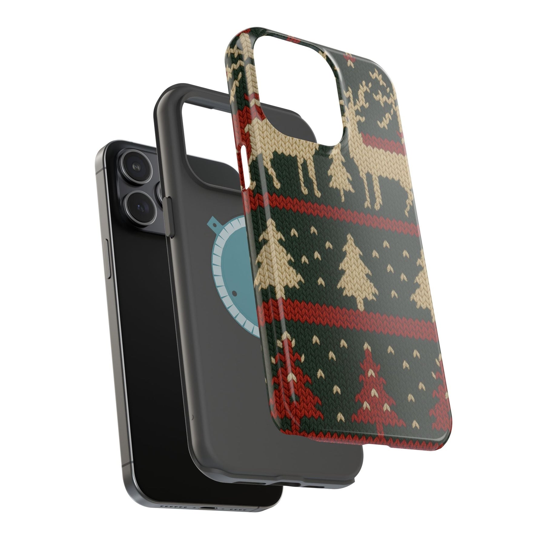 Holiday Reindeer Knit iPhone Case | compatible with MagSafe  Shamo's