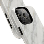 Classic White Marble iPhone Case with MagSafe  Shamo's