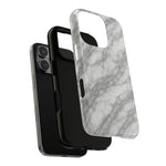 Silver Mist Marble iPhone Case with MagSafe  Shamo's