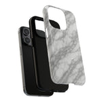 Silver Mist Marble iPhone Case with MagSafe - Shamo's
