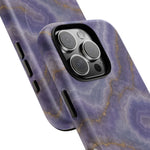 Purple Agate Marble iPhone Case with MagSafe  Shamo's