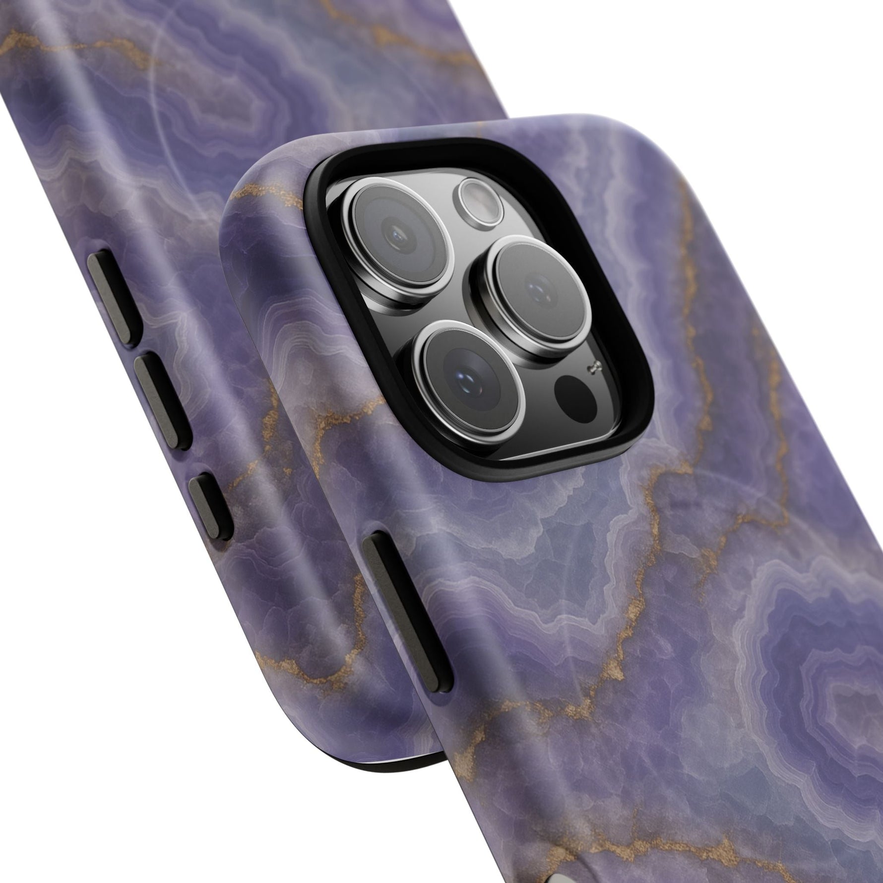 Purple Agate Marble iPhone Case with MagSafe  Shamo's