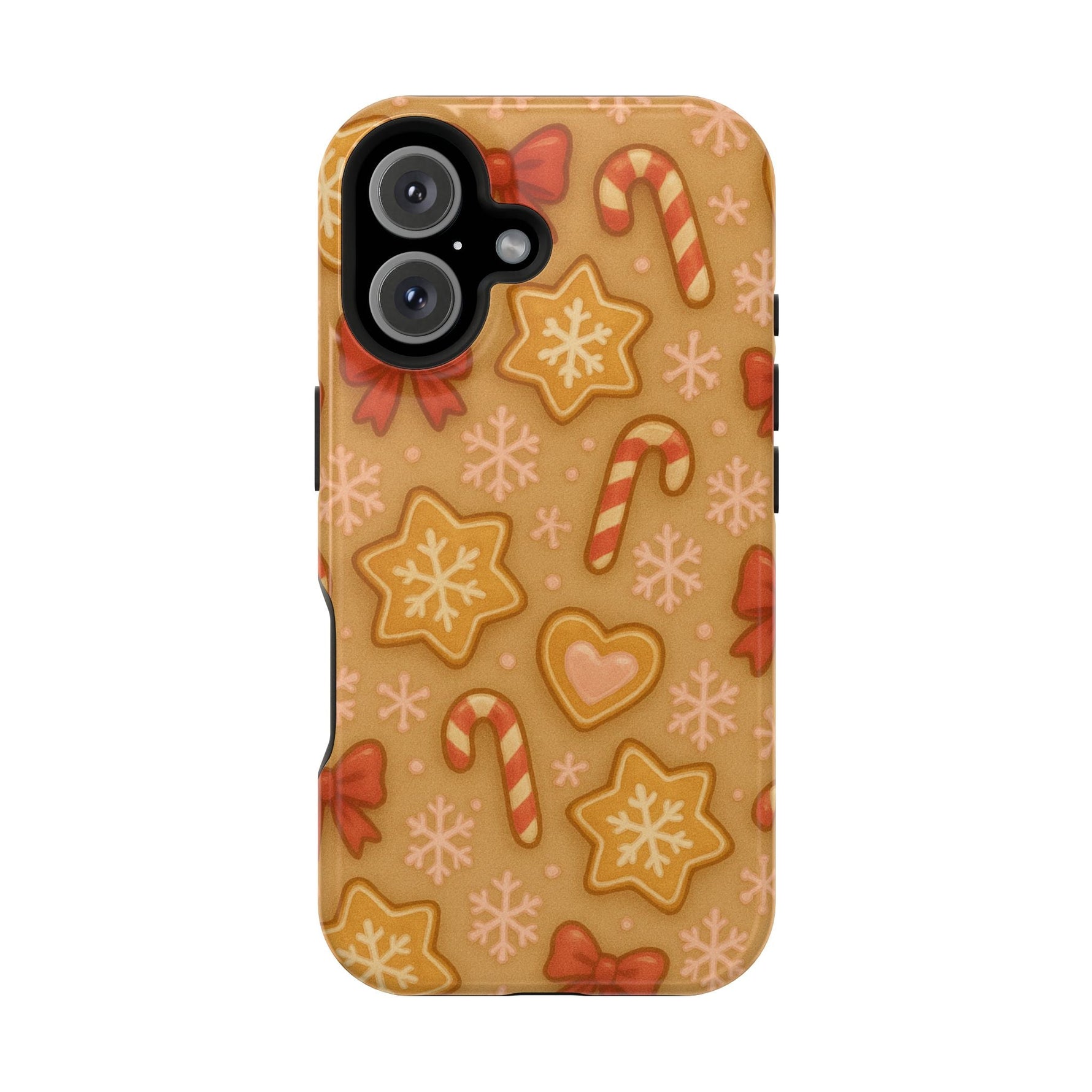 Candy Cane & Gingerbread Holiday iPhone Case — Impact-Resistant  Shamo's iPhone 16 / Glossy / Without gift packaging