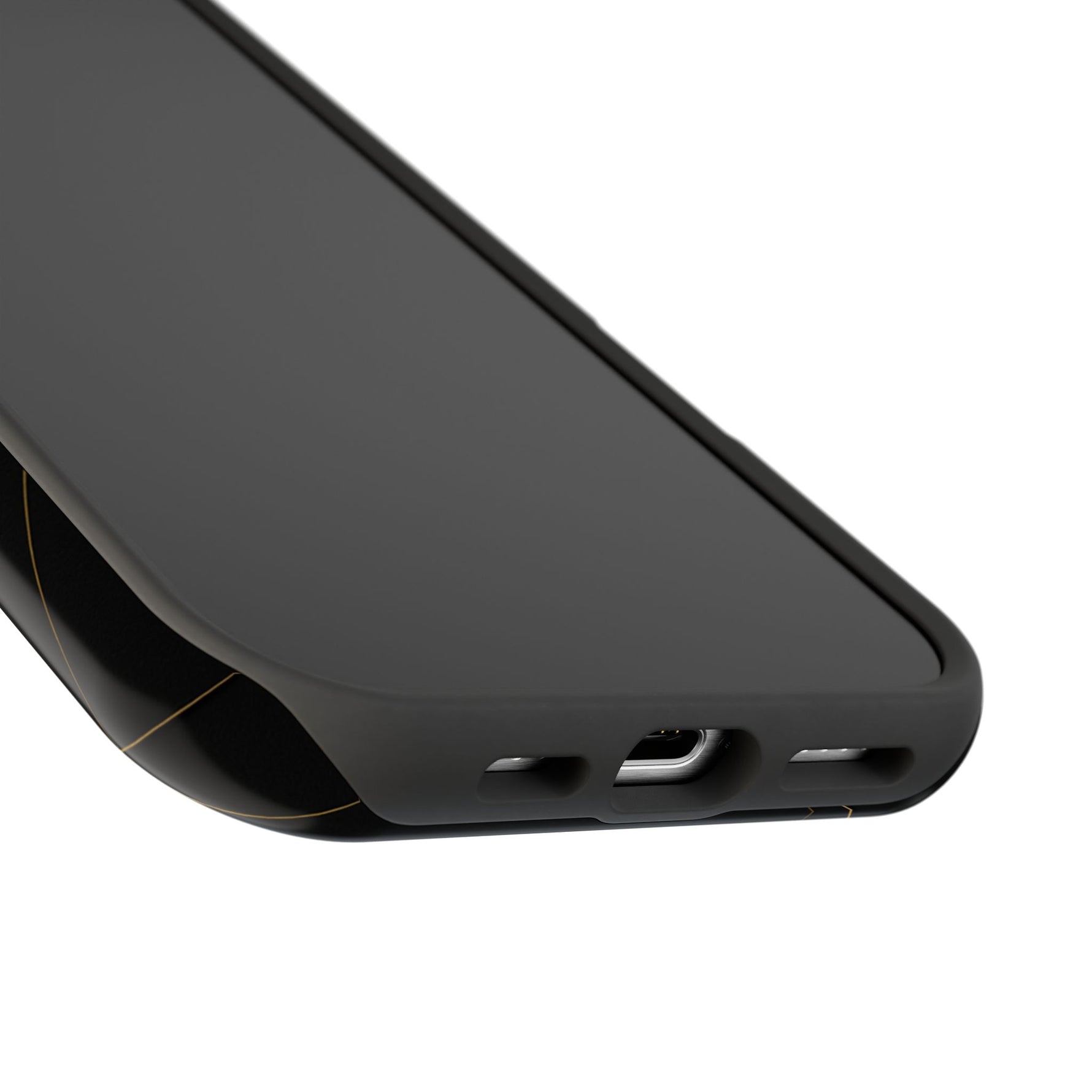 Funda para iPhone con diseño geométrico negro | MagSafe