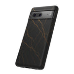 Black Marble Tough iPhone Case  Shamo's