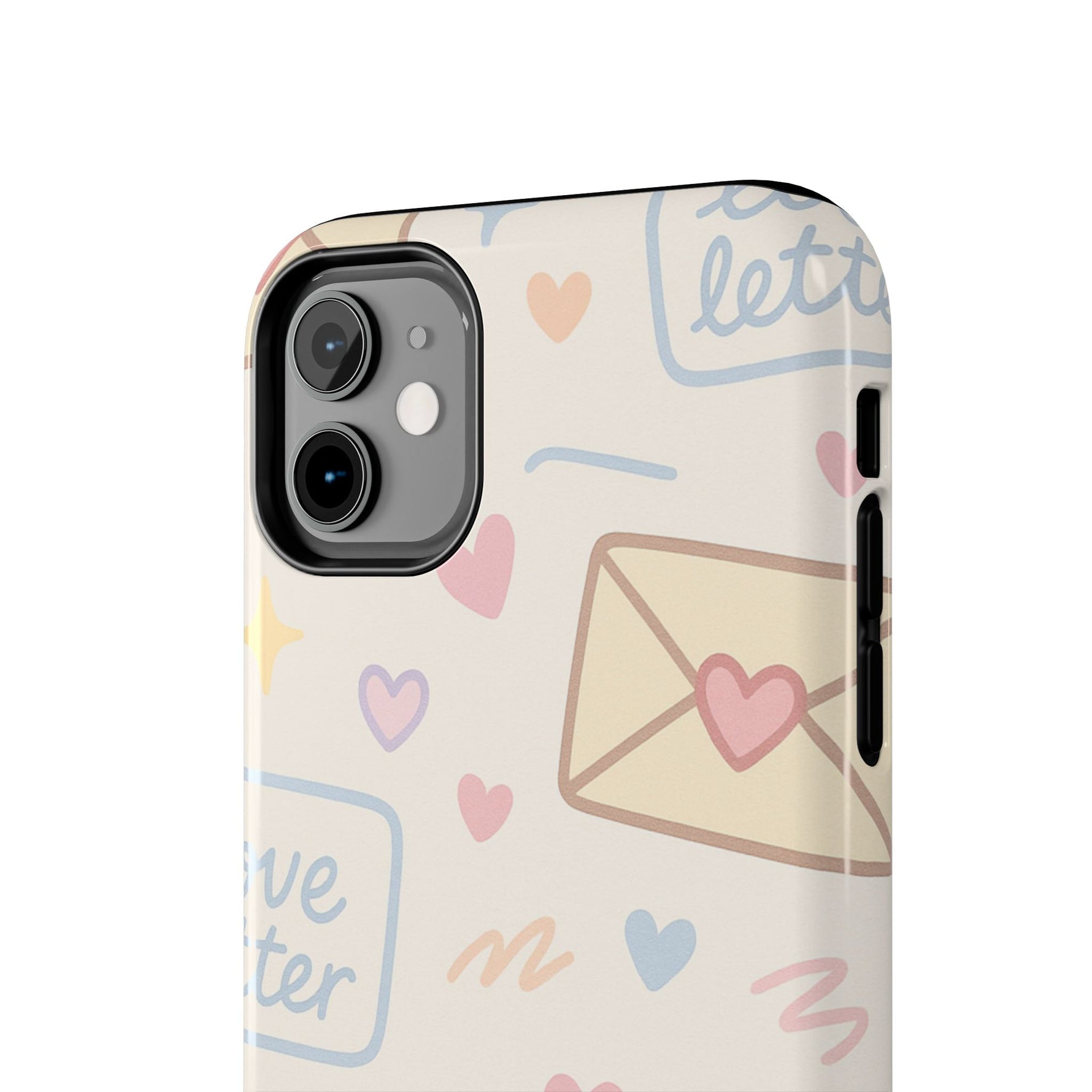 Pastel Love Letter Hearts Impact Phone Case  Shamo's