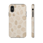 Neutral Pebble Pattern Tough iPhone Case - Shamo's