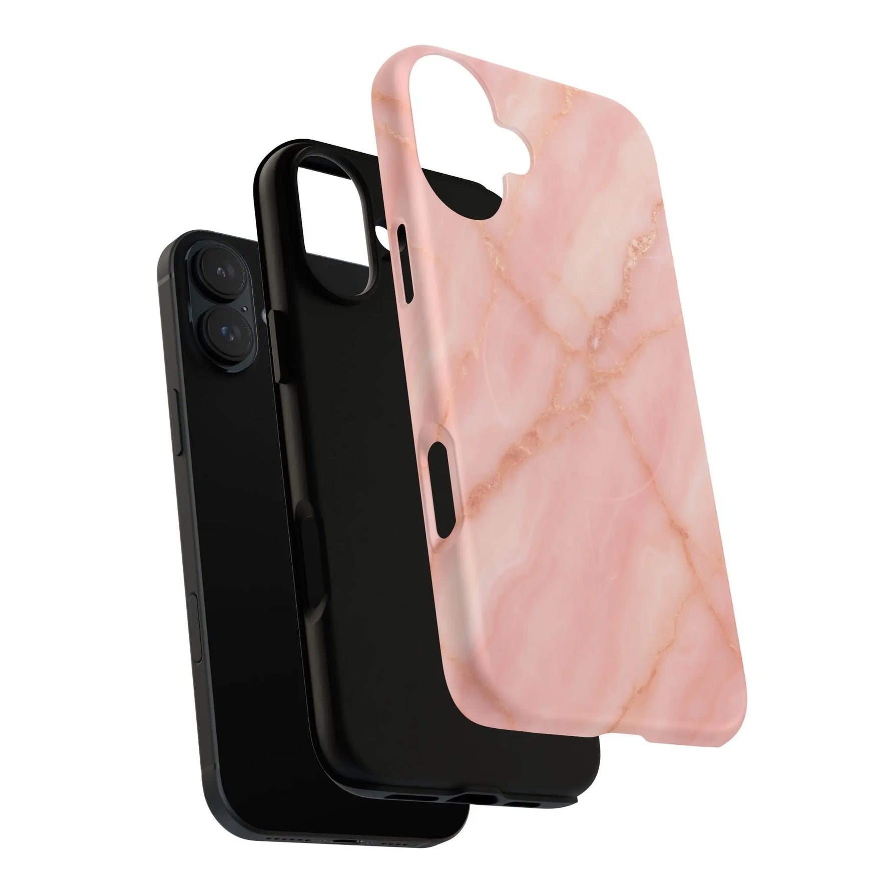 Blush Pink Marble iPhone Case with MagSafe  Shamo's