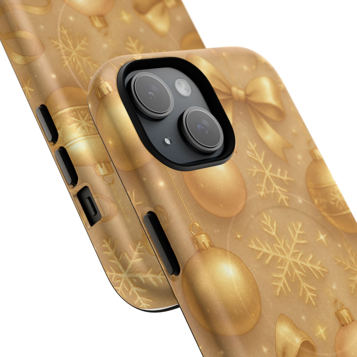 Holiday Gold Ornament iPhone Case | Compatible with MagSafe - Shamo's