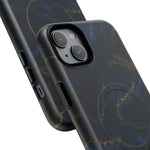 Midnight Marble iPhone Case with MagSafe - iPhone 17 / Glossy - Shamo's