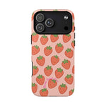 Strawberry Pattern Magnetic Phone Case | Berry Sweet Love
