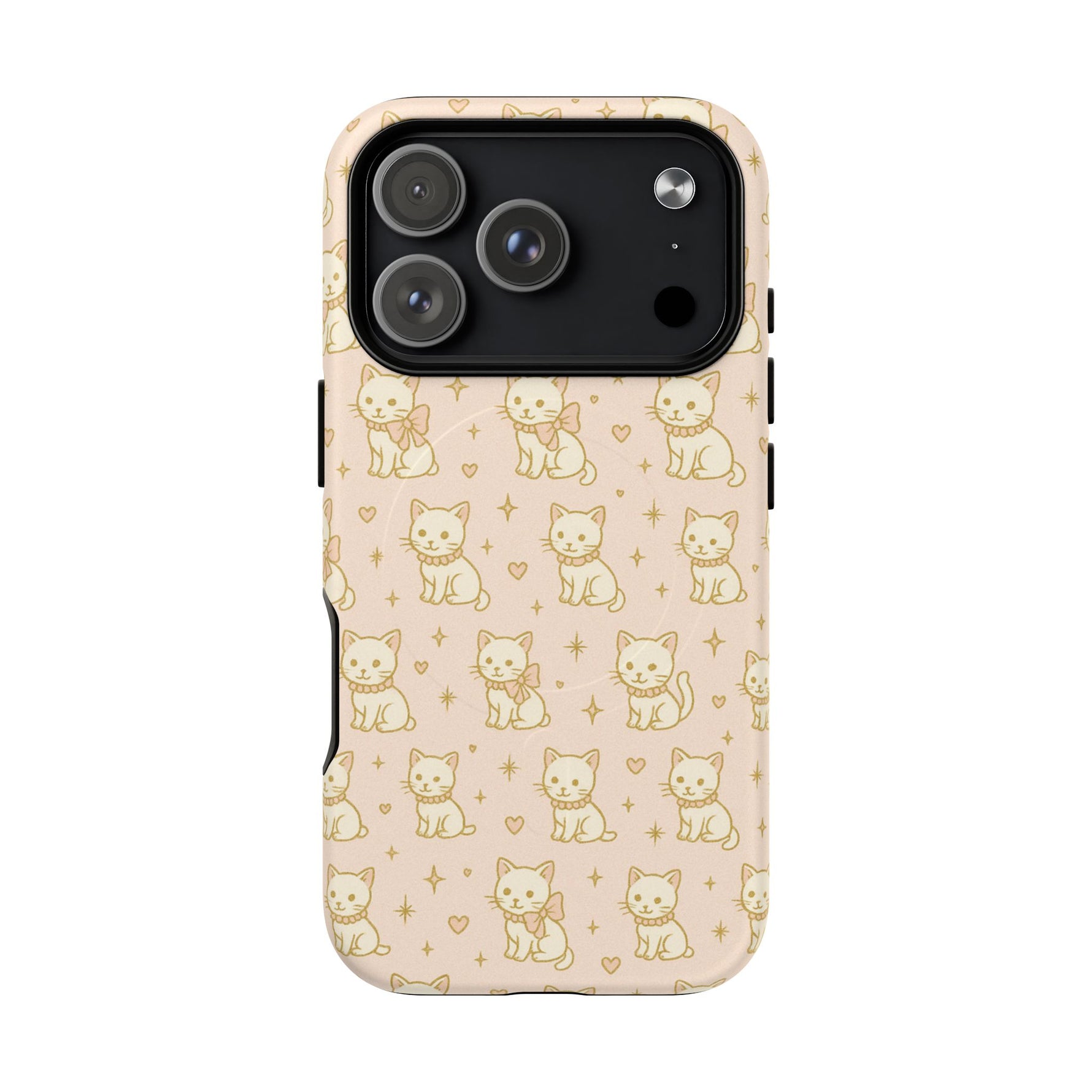 Cute Kawaii Cat Pattern iPhone Case with MagSafe - Shamo's
