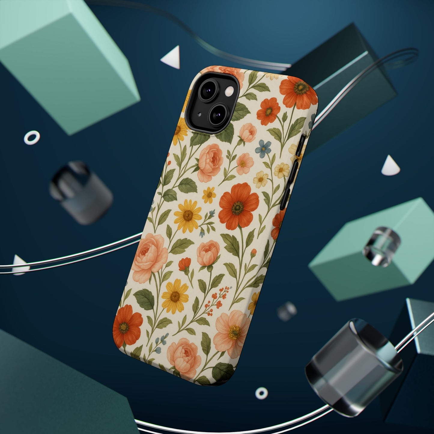 Floral Vintage Garden iPhone Case — with MagSafe  Shamo's