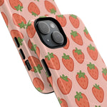 Strawberry Pattern Magnetic Phone Case | Berry Sweet Love
