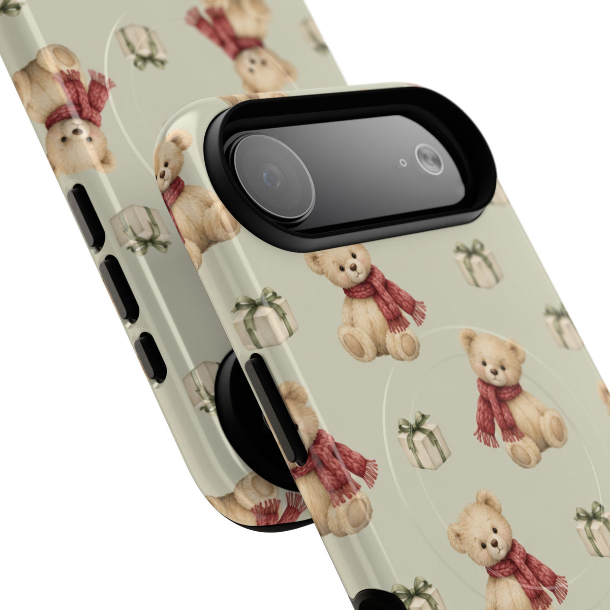 Teddy Bear on Holidays iPhone Magnetic Case with MagSafe