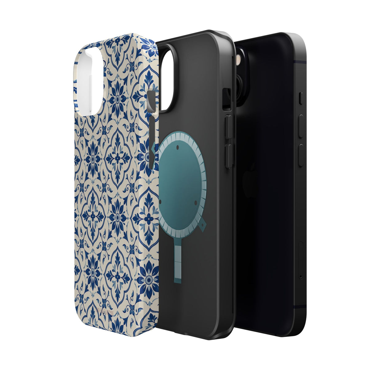 Lisbon Tile – Blue Ornamental MagSafe Phone Case