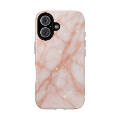 Rose Gold Glam iPhone Case with MagSafe - Shamo's