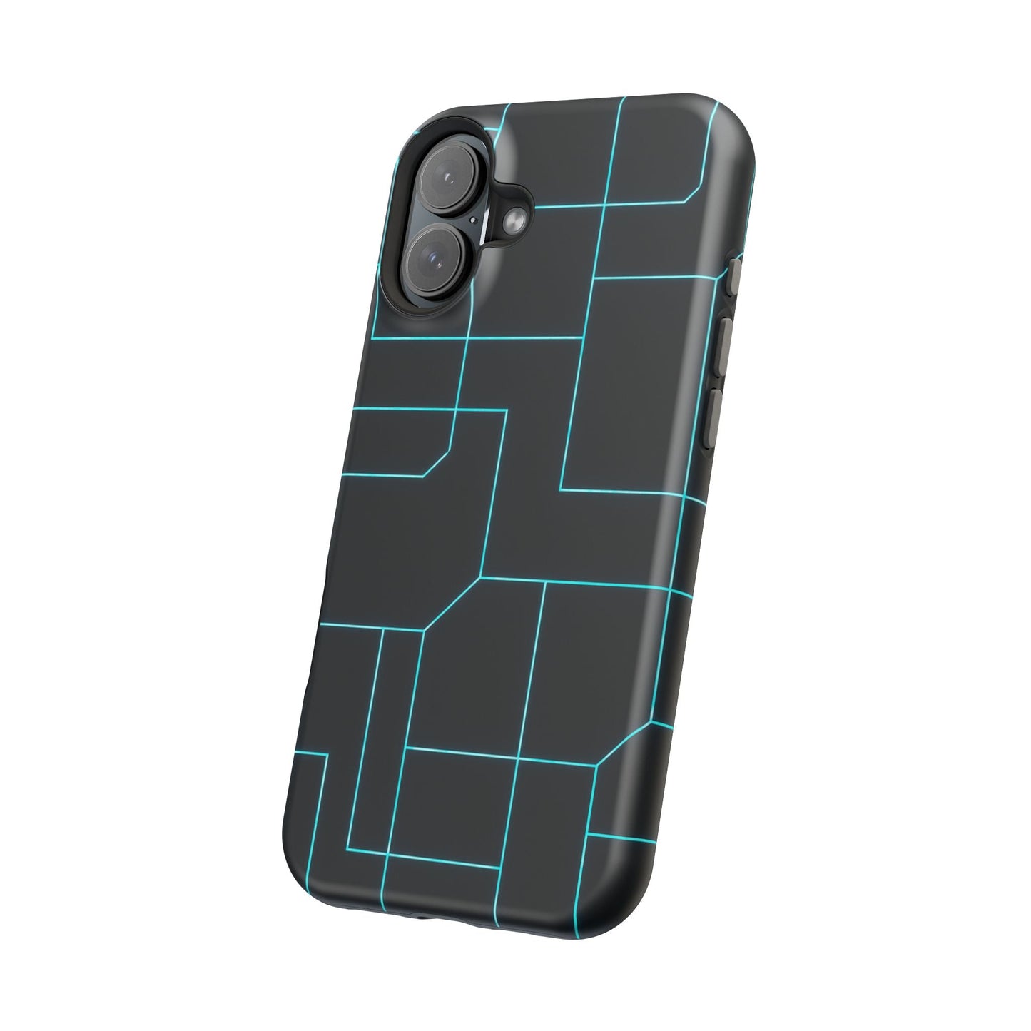 Neon Grid Magnetic Impact-Resistant iPhone Case | MagSafe compatible  Shamo's