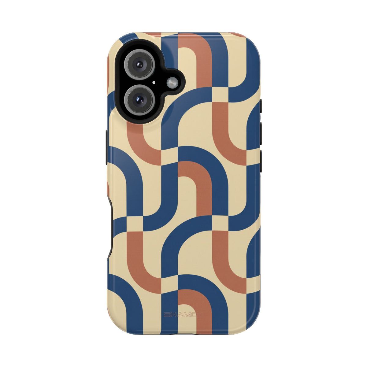 Mod Ribbon – Retro Geometric MagSafe Phone Case